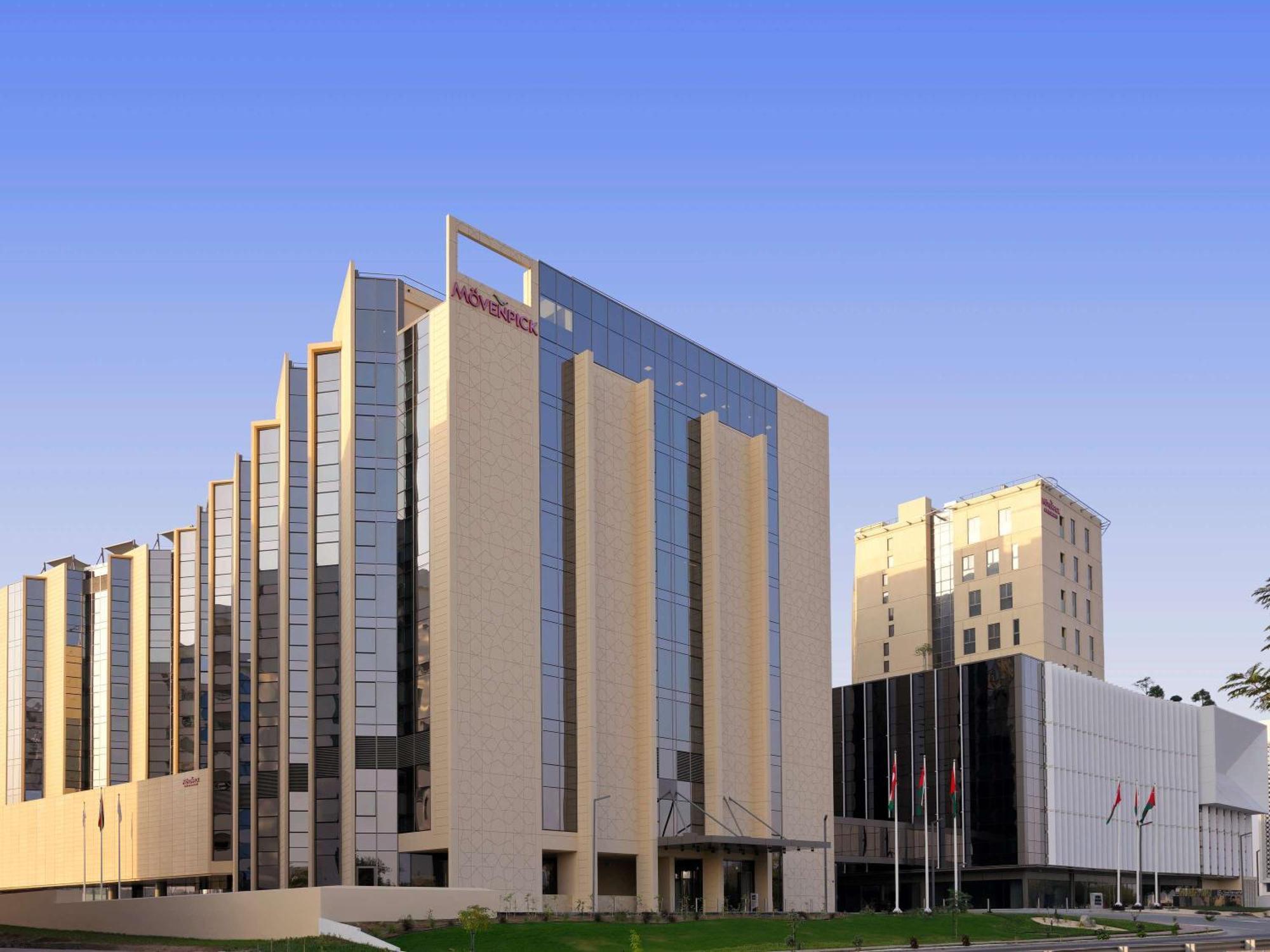 Moevenpick Hotel & Apartments Ghala مسقط المظهر الخارجي الصورة The headquarters of the Arab Monetary Fund in Amman, Jordan
